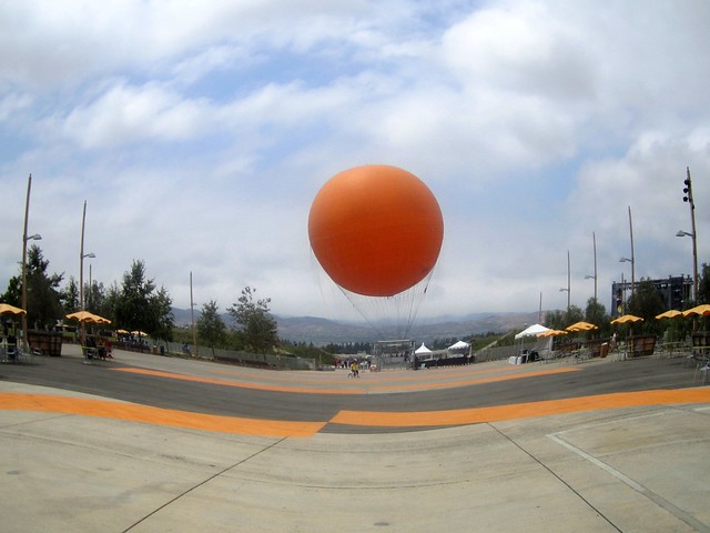 Great Orange Ballon Fisheye