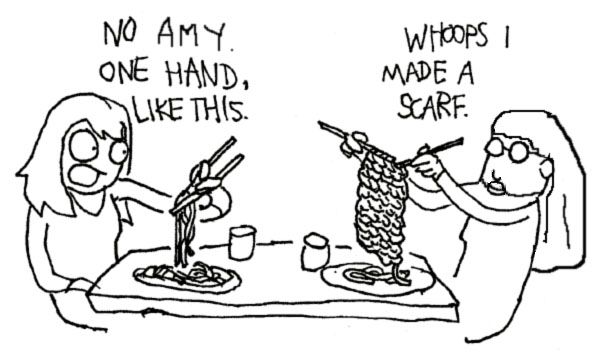 amy knit noodles