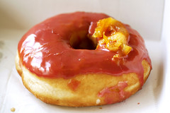 blood orange doughnut @ dough