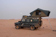 Camping at Jebel Barkal, Sudan