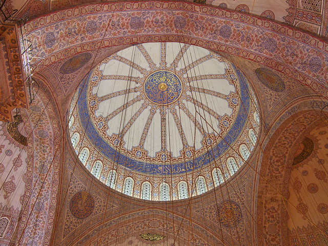 藍色清真寺的大圓頂