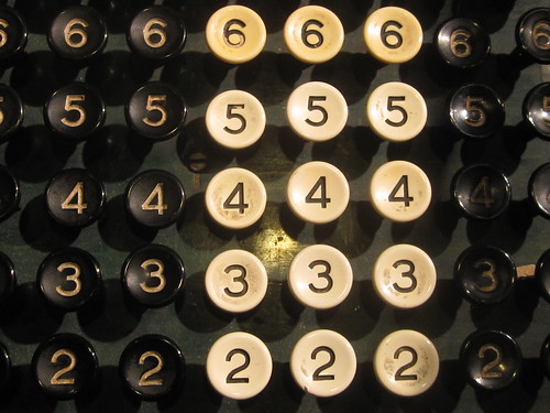 Vintage Typing Keys