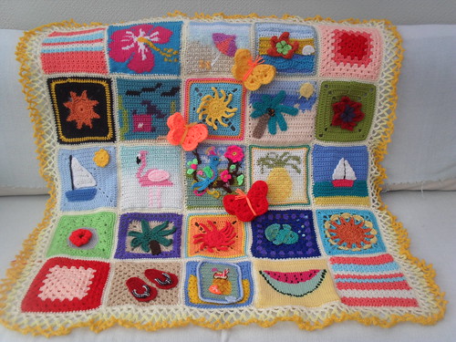 Such a bright and cheery Blanket.