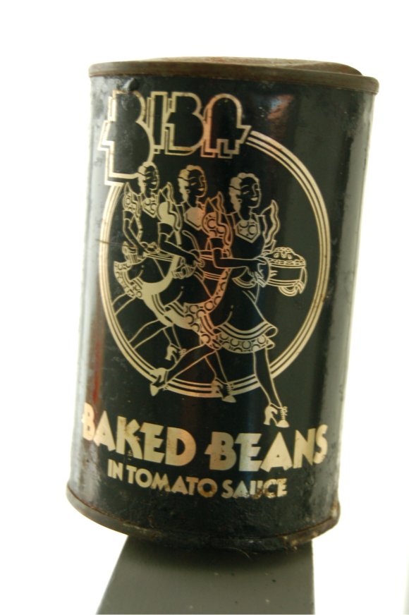 Biba tin of baked beans