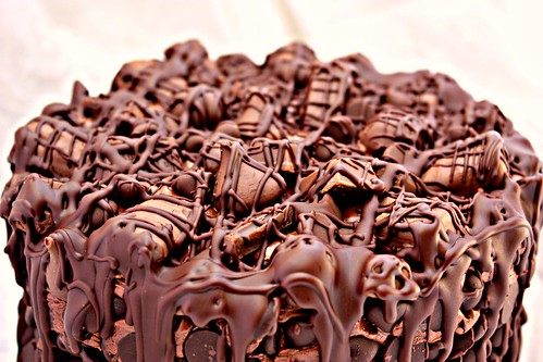 Chocolate Wasted Cake - top