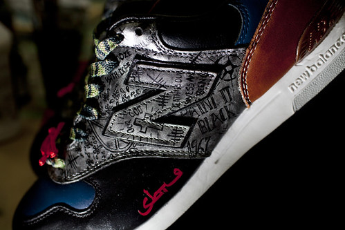 Mark Ong (SBTG - SABOTAGE Brand) - sneaker customizer shot in Singapore. 11/03/11