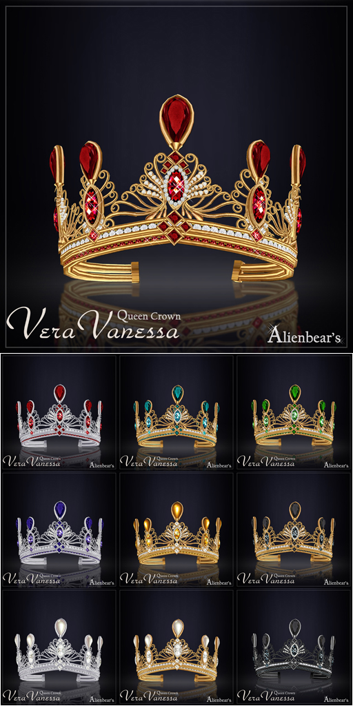 Vera Vanessa Queen Crown all