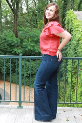 Outfit - Twenty8Twelve jeans, vintage blouse