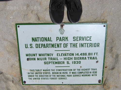 Summit plaque