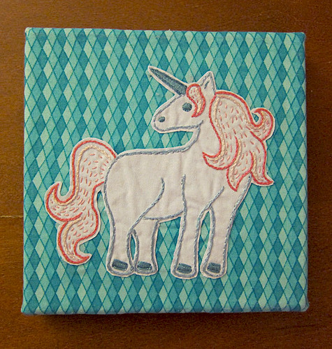 Unicorn embroidery
