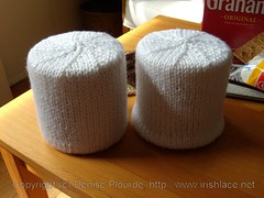 s'mores, knit: bottom edges as seen