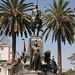 Monumento a San Martin nella Plaza 9 de Julio in Salta