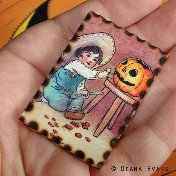 vintage halloween pins carver