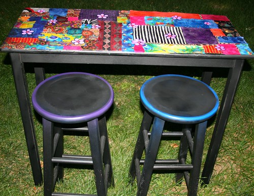 Breakfast Table . Bar. Accent Table by Rick Cheadle Art and Designs