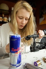 Fly Tying and Red Bull