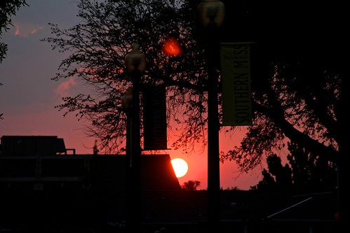 Sunset Over Campus