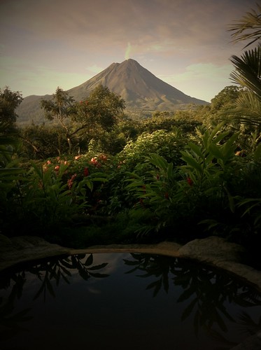 Costa Rica 2011: 6AM, Smoking Arenal by Sanctuary-Studio