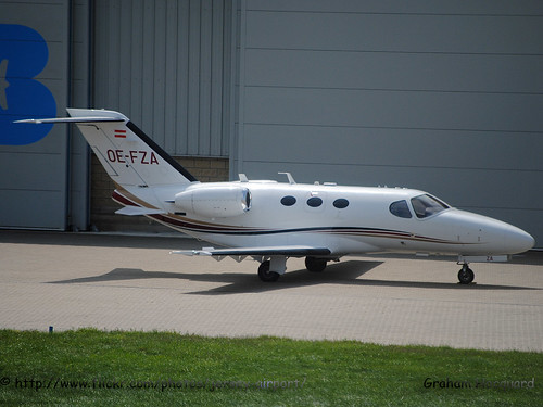 OE-FZA Cessna 510 Citation Mustang by Jersey Airport Photography