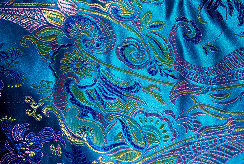 Turquoise Paisley by Sandee4242