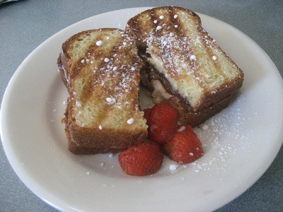 Nutella and Mascarpone Grilled Cheese