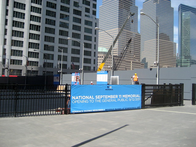 September 11th Memorial screening area