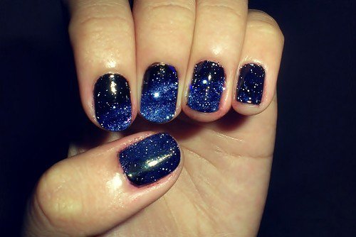 starry nails