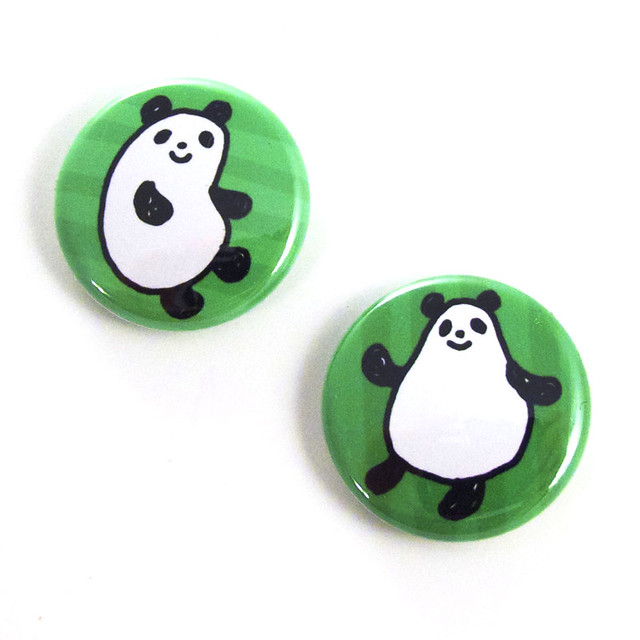 Jelly Pandas Button Set 3