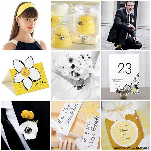 Meant to Bee Wedding Theme