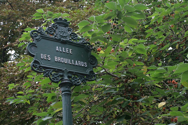 parisian street signs
