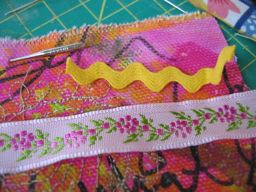Painted & sewn - detail 4