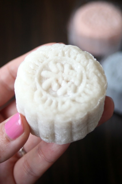 Cute mini mooncakes - that's one bite for me!