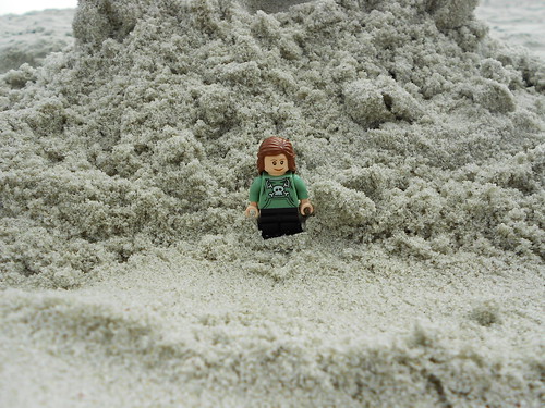 Lego on the beach by Sarah-Mitt
