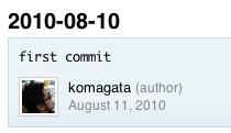 Commit History for komagata/lokka - GitHub