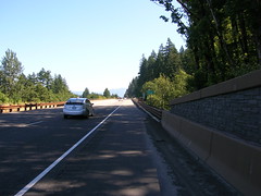 The i84 repaving is done, and one of
the formerly narrow bridges is now much much wider