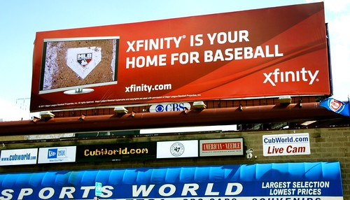 Wrigley Field Xfinity Billboard