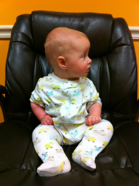George at the endocrinologist.