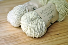 2 Skeins of Marr Haven Merino Ramboulette Undyed Wool