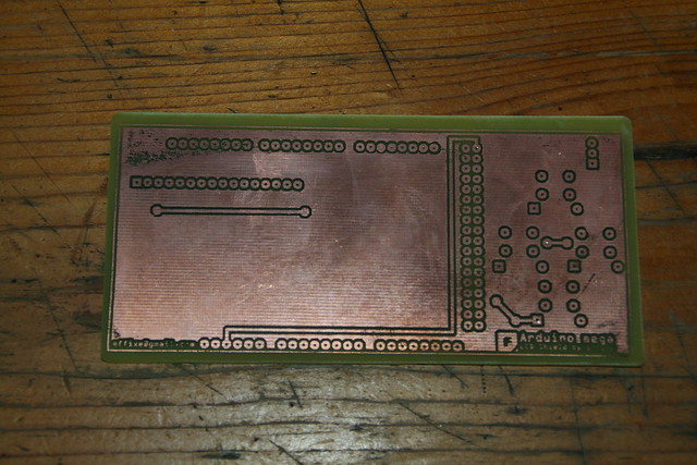 Arduino Mega LCD Shield Top view