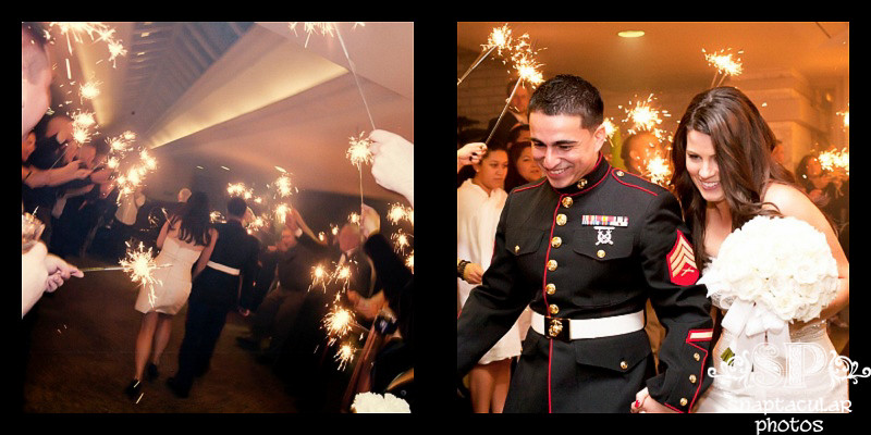 shannon and keith's sparkler exit at the houston racquet club houston texas