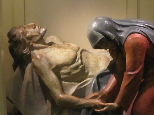 Mary and Jesus Sculpture
