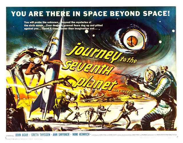 Journey to the Seventh Planet (American International, 1961) Half Sheet