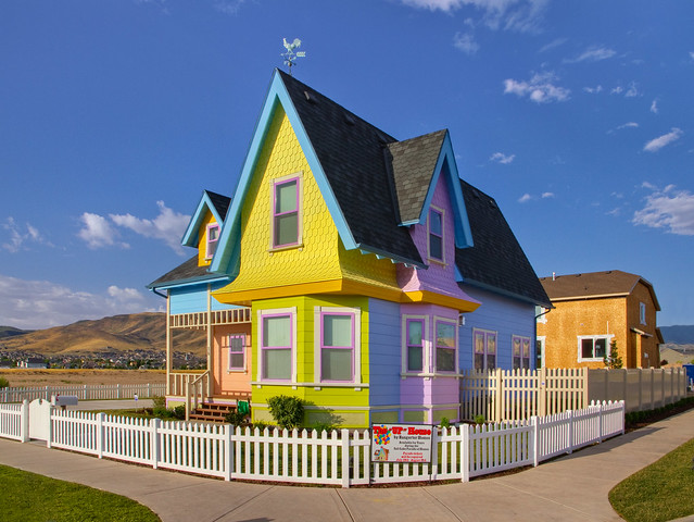 Disney Pixar 'Up' house replica in Utah