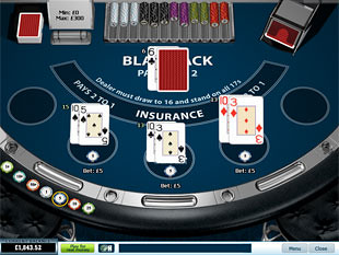 Blackjack Surrender 3 Hand game