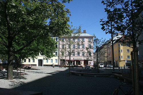Platz an der Dachauer Straße, Höhe Schleißheimer Straße