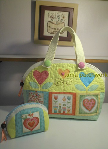 Conjunto Love by tania patchwork