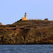 Inchkeith island from the sea, Firth of Forth, Scotland