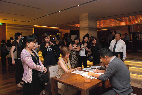 caricature live sketching for Royal Caribbean International Dinner and Dance 2011 - 6c