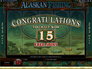 Alaskan Fishing Bonus Game