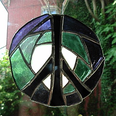 Peace Sign Mandala by Wayne Stratz
