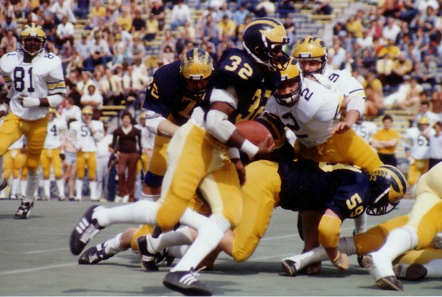 M Spring Game 1980: Stanley Edwards (32) (for you youngsters, hes Braylons Pop), George Lilja (59), Ed Muranksy (72)